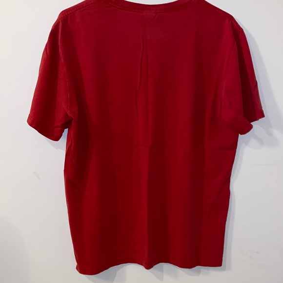 The North Face Men's Red Short Sleeve Tee Shirt Size Medium - Picture 7 of 7